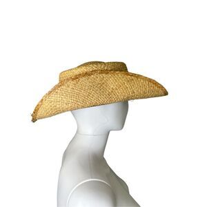 Lake of The Isles Straw Cowboy Hat Western Farmhouse Rodeo Country Old Town Road